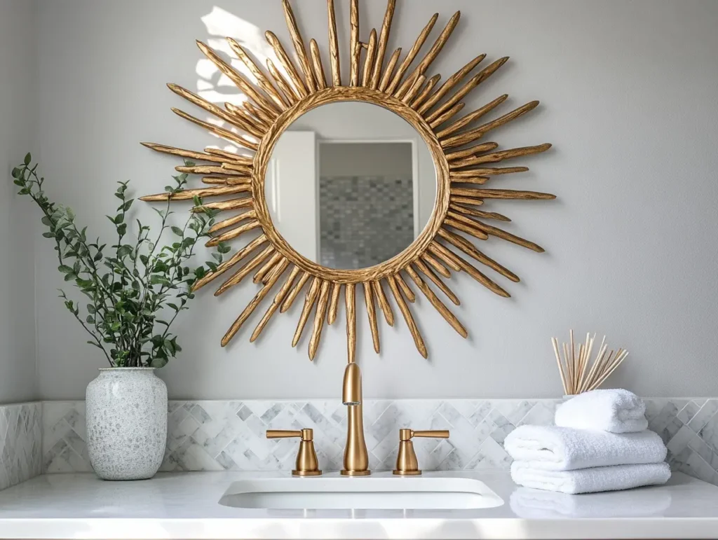 Statement Mirror with Unexpected Shape