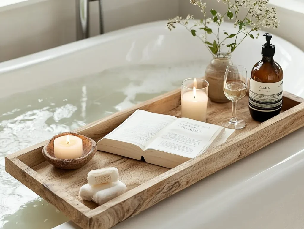 Wooden Bath Tray