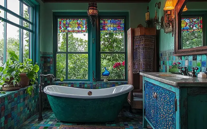 Eclectic Bathroom Decor Ideas: Bold & Beautiful: Are you tired of the same old bathroom designs? Are you yearning for a space that truly reflects your unique personality? Then eclectic style is your answer! It's all about breaking free from conventional design rules, mixing and matching different styles, and creating a bathroom that is as individual as you are.