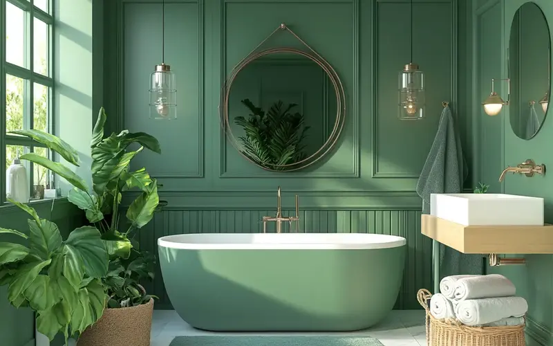 Green Bathroom Decor Ideas for a Tranquil Retreat: Hey there, fellow décor enthusiasts! Ready to turn your bathroom into a tranquil oasis? Nothing says "serenity" quite like the color green. It's like bringing the peacefulness of nature right into your home. And the best part? Green is incredibly versatile.