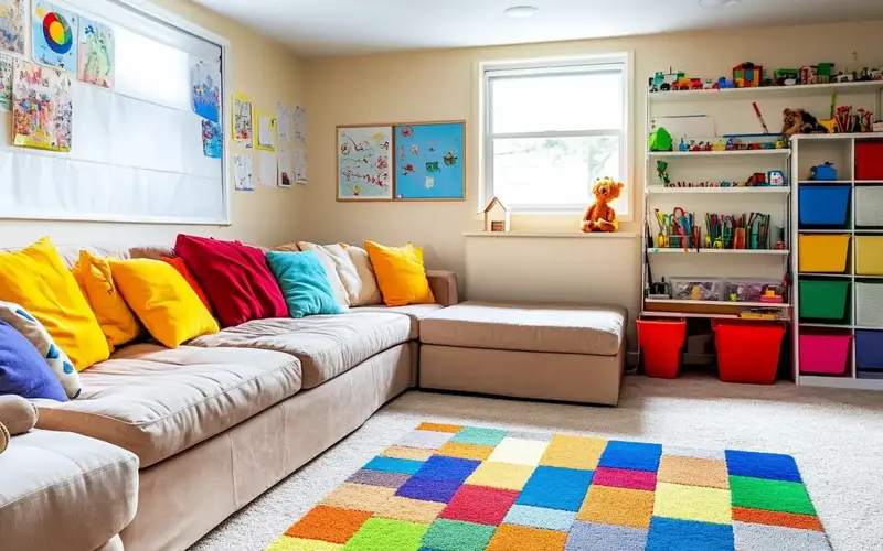 Kid-Friendly Living Room Decor Ideas: Playful & Practical: Let's face it: maintaining a stylish and pristine living room with kids around can feel like an uphill battle. From spilled juice to crayon masterpieces on the walls, it's easy to feel overwhelmed. With a bit of creativity and planning, you can create a living room that's both kid-friendly and aesthetically pleasing. The key lies in striking the perfect balance between playful elements that spark joy and practical choices that withstand family life's inevitable wear and tear.