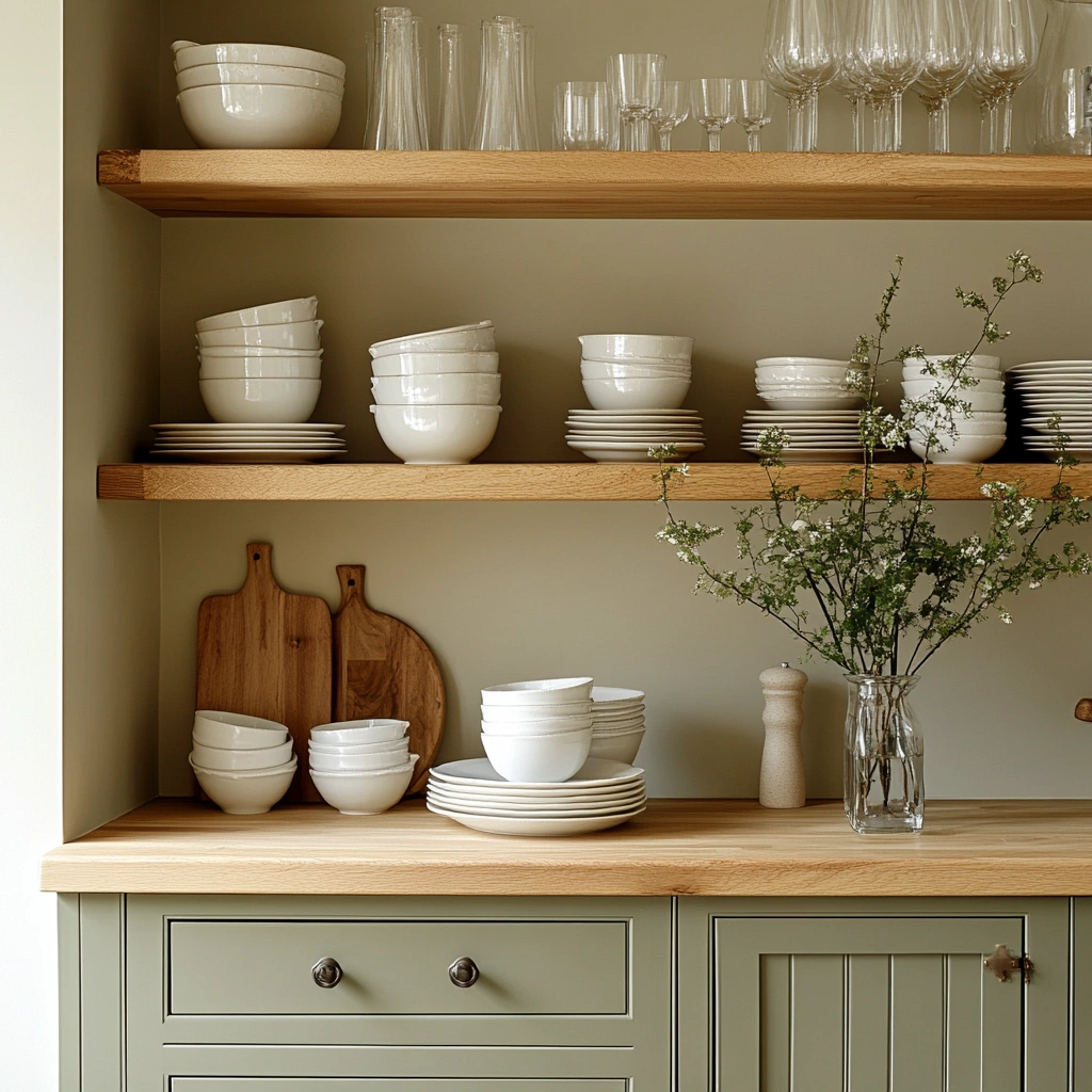 12 Open Shelving Serenity