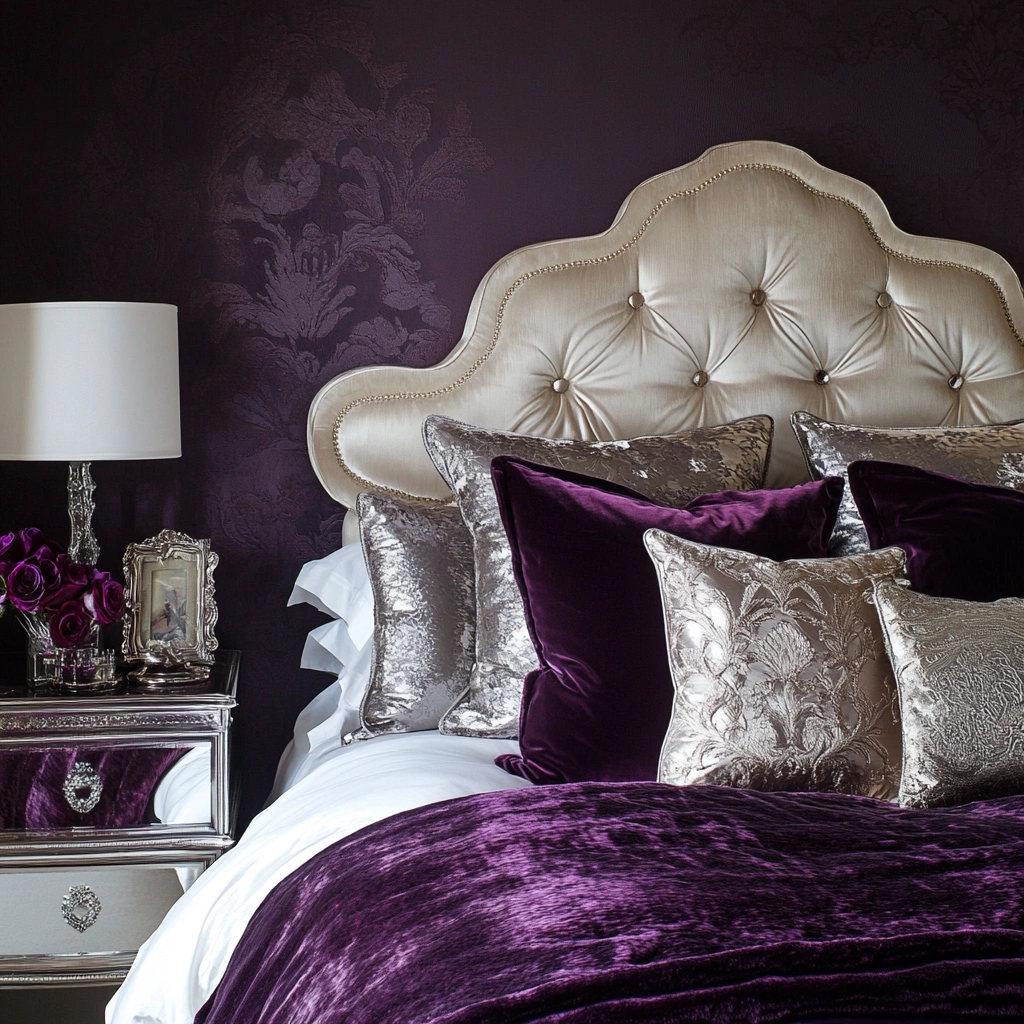 13 Deep Plum Silver