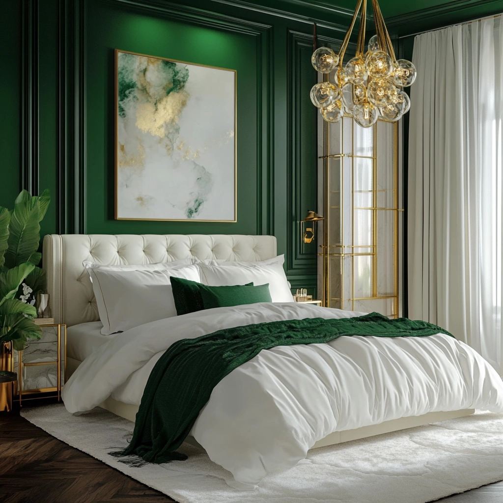 17 Emerald Green White