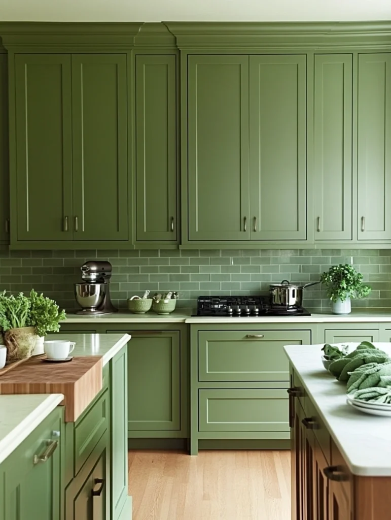 Combining Different Shades of Green with Sage