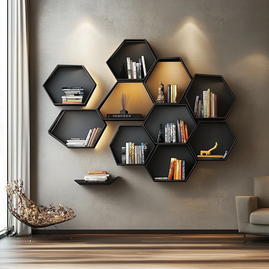 3 Geometric Shelf Statements