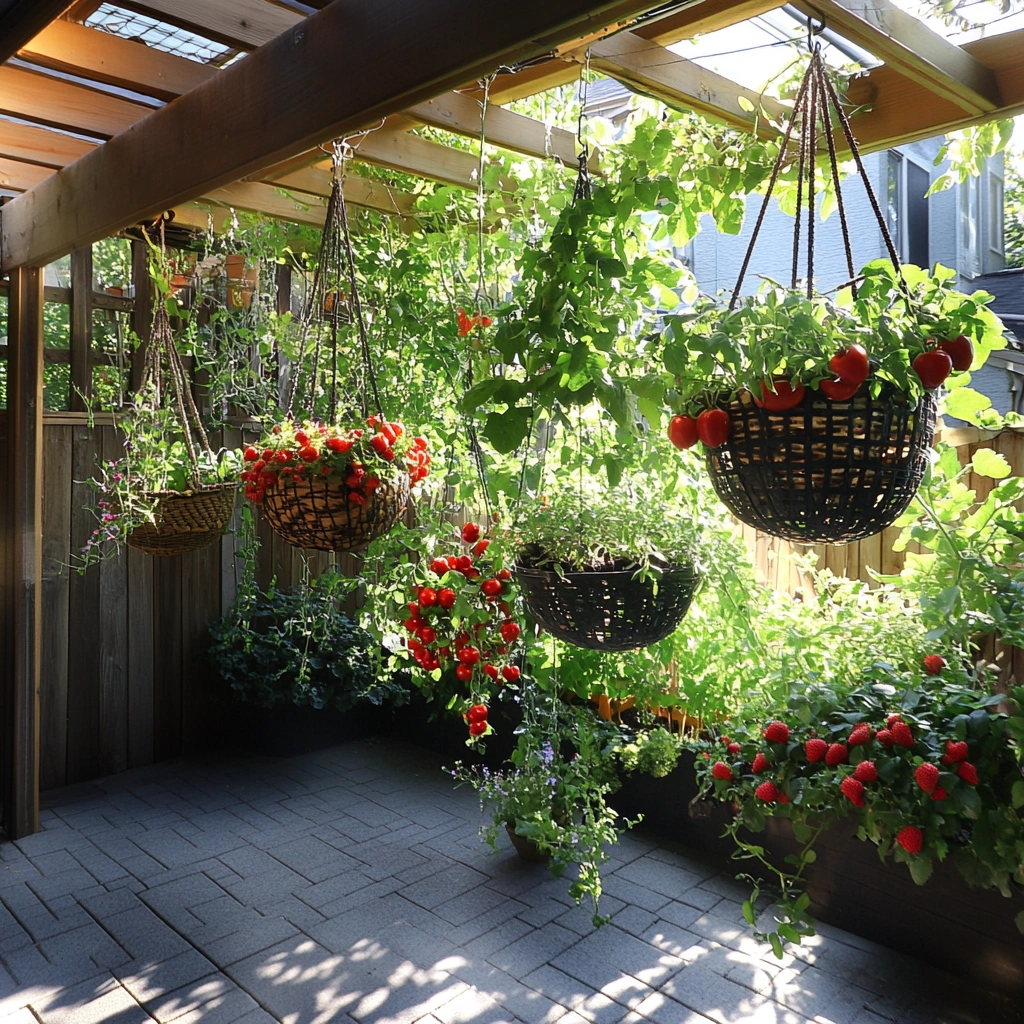 4 Hanging Baskets