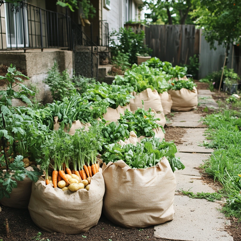 5 Fabric Grow Bags