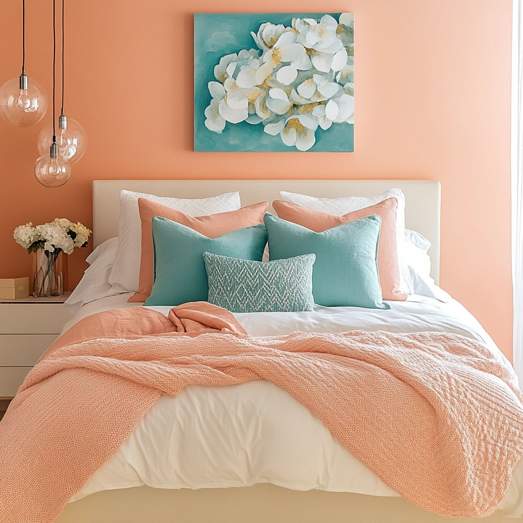8 Peach Light Teal
