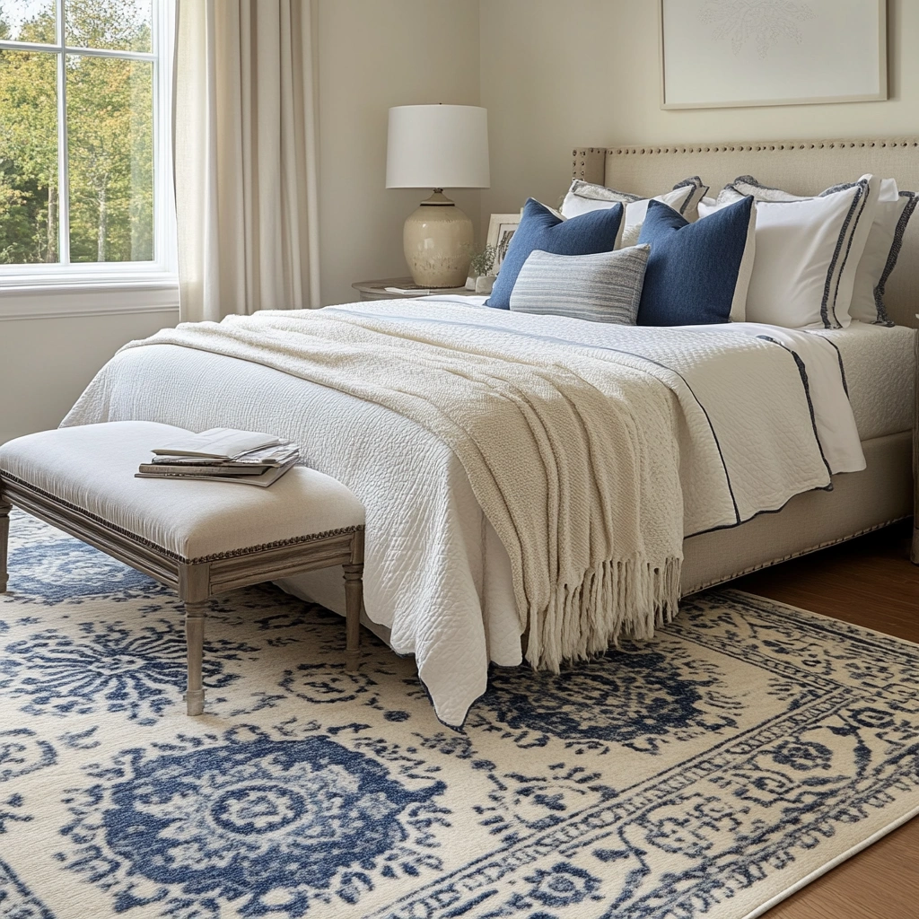 Blue and Cream Bedroom Ideas