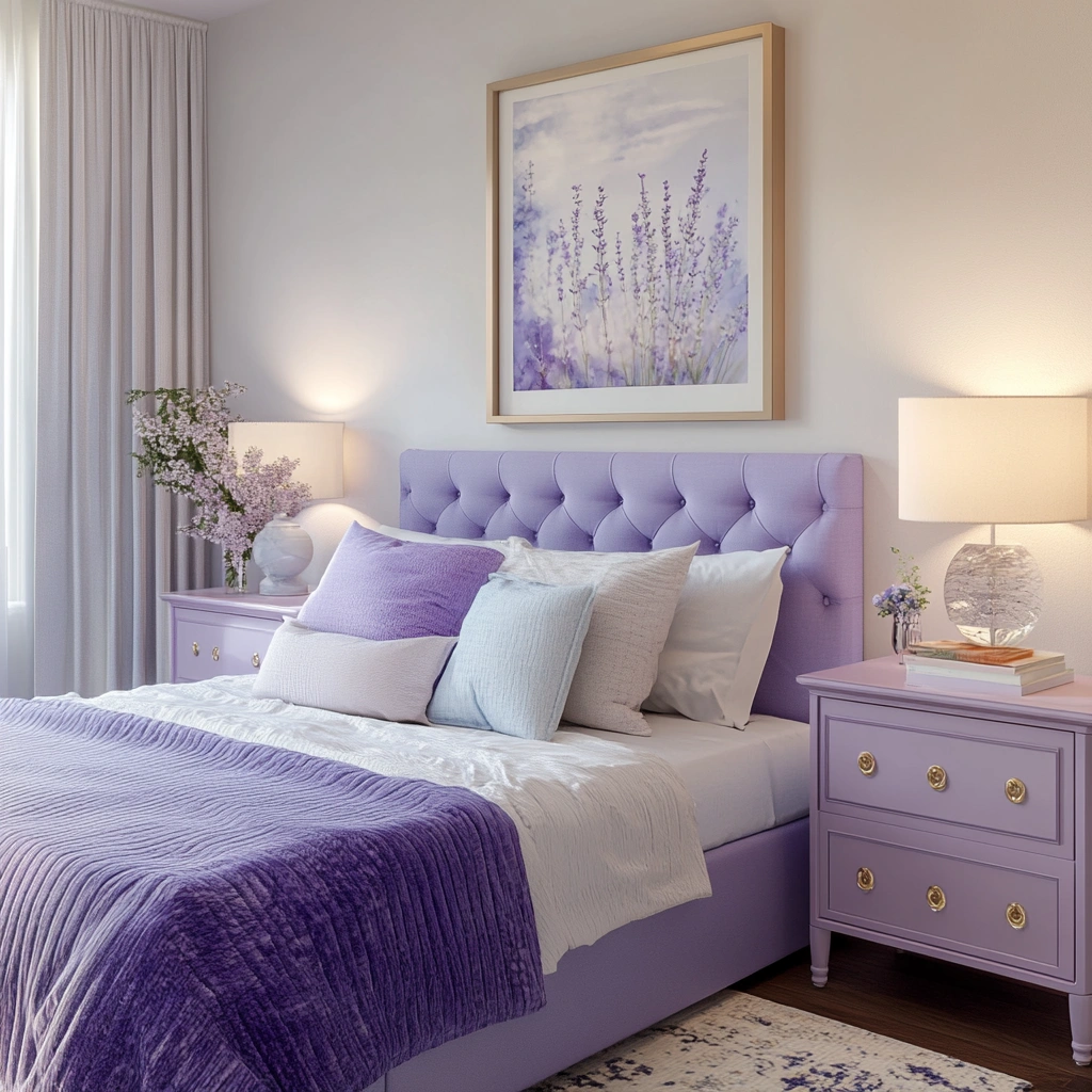 How To Design a Serene Lavender Bedroom