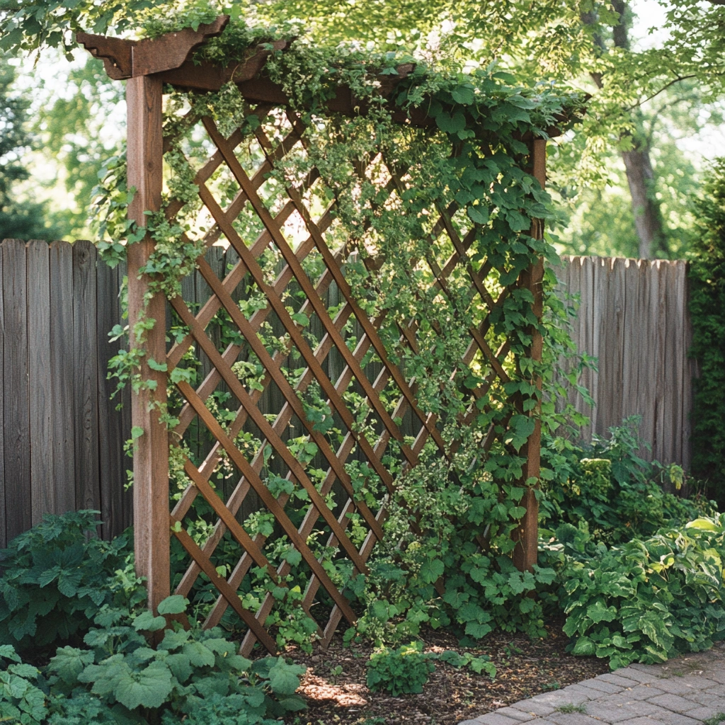 11 Herb Garden on a Trellis