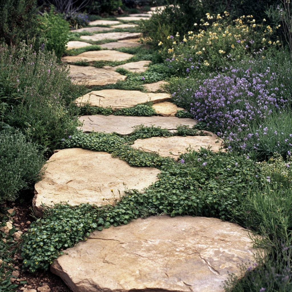 15 Stepping Stone Herb Garden