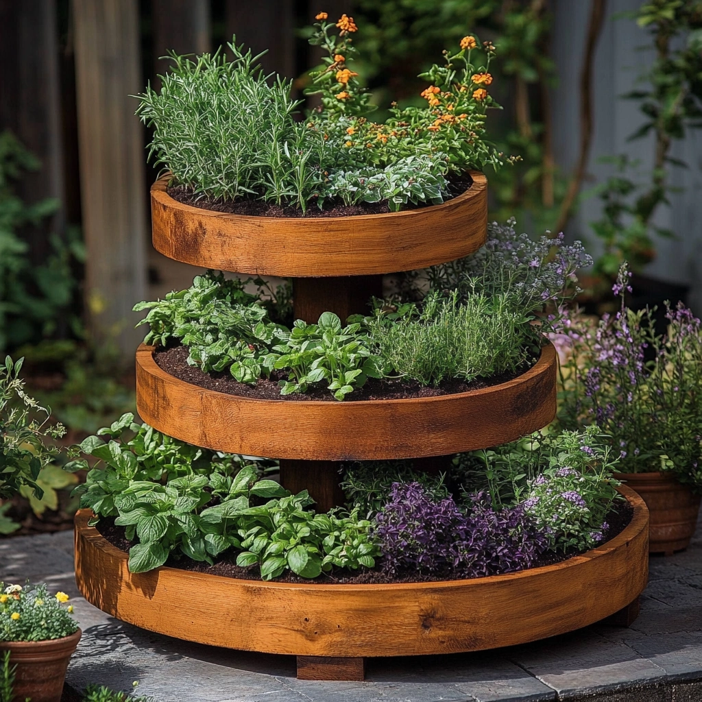 17 Tiered Planter Herb Garden