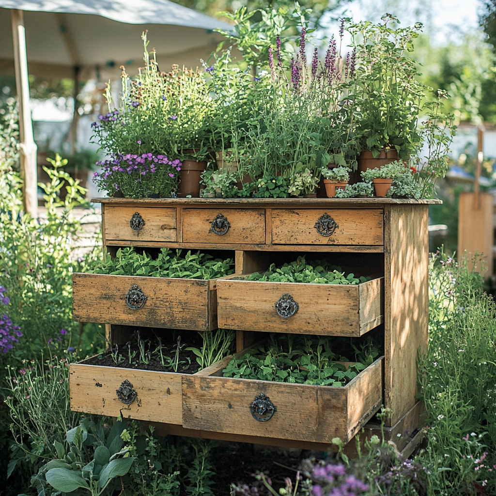 21 Old Dresser Planter