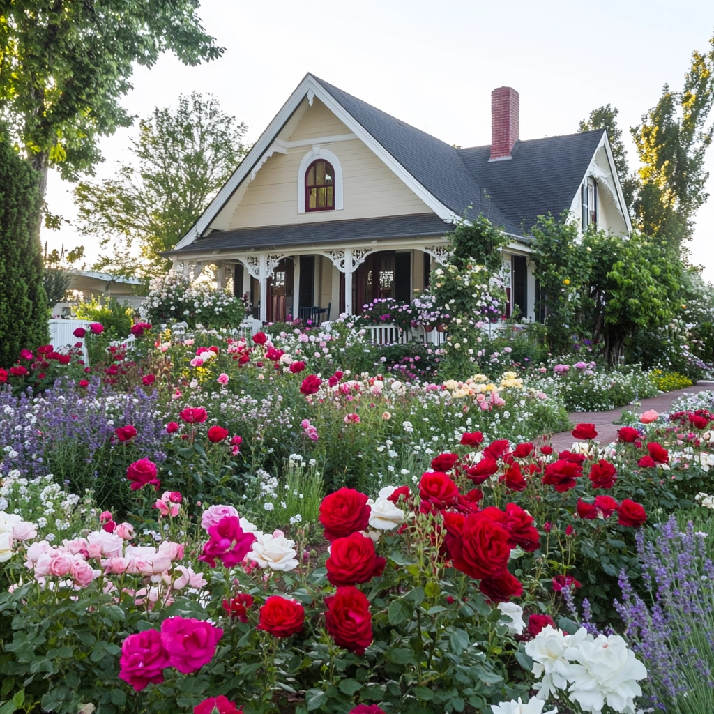3 Rose Garden Romance