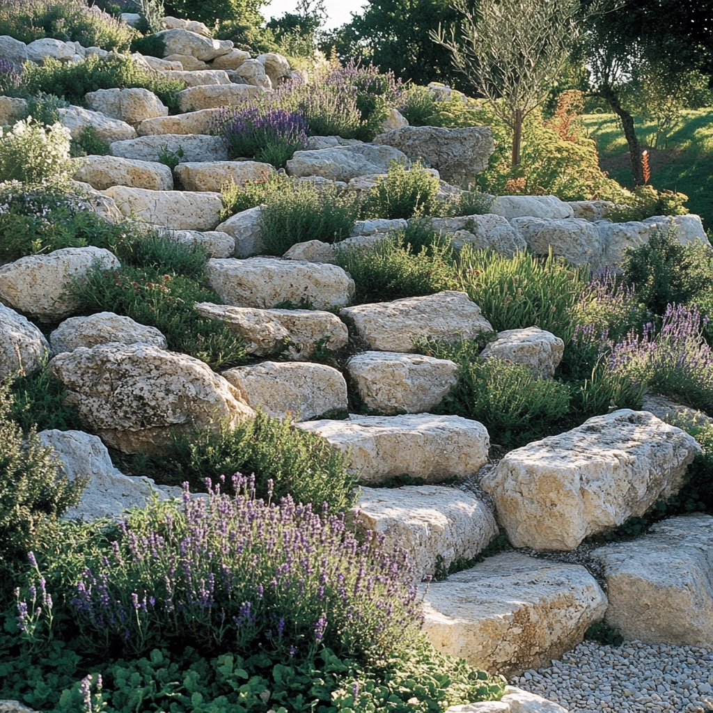 7 Rock Garden with Herbs