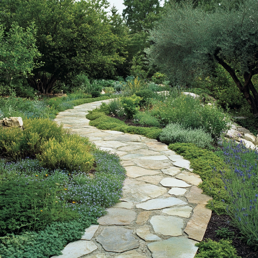 8 Pathway Edging with Herbs