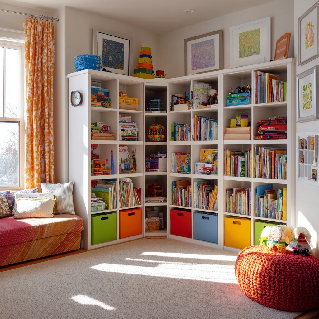 10 Cube Storage in a Corner