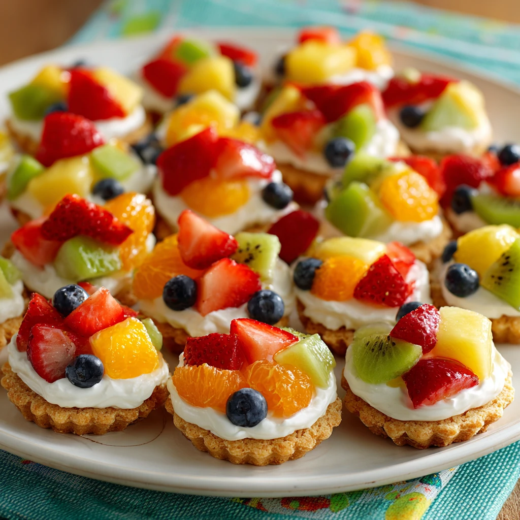 12 Fruit Pizza Bites