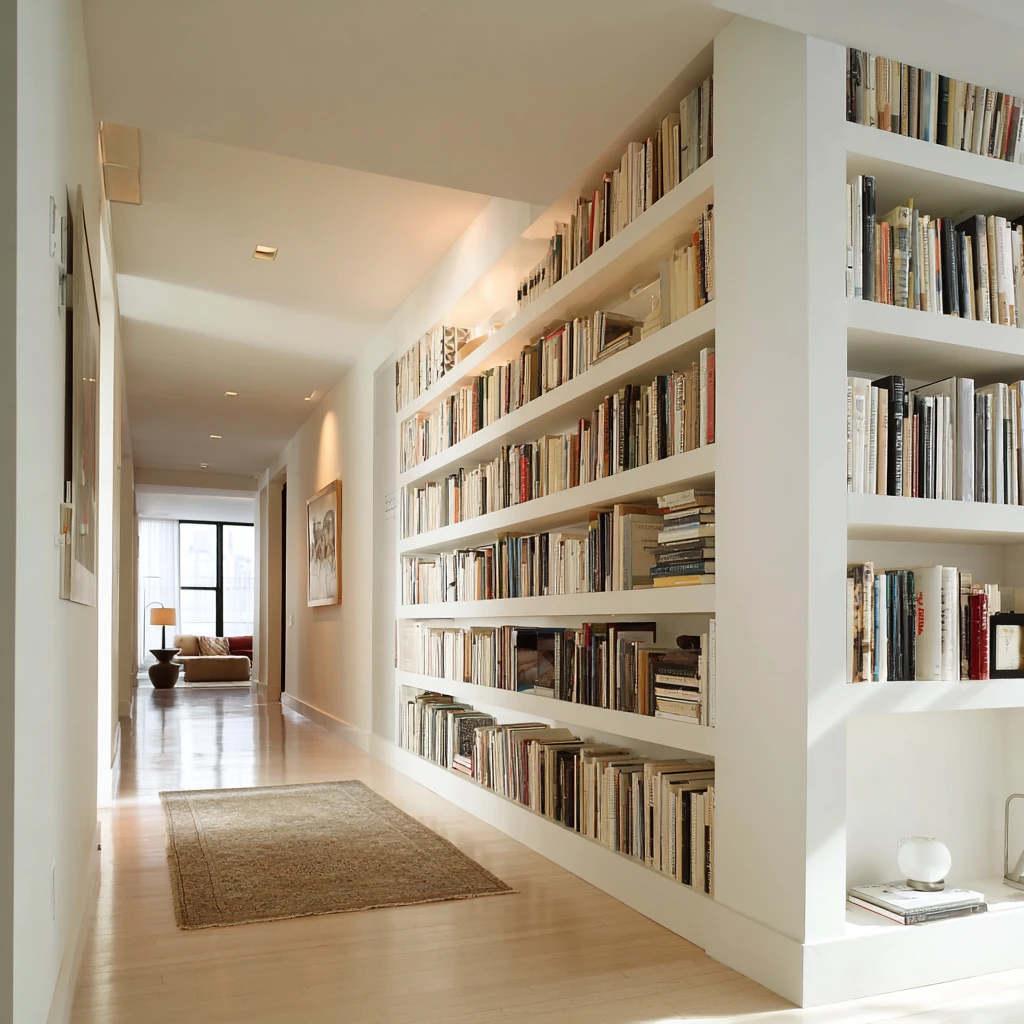 13 Corner Wall Niche Bookshelves