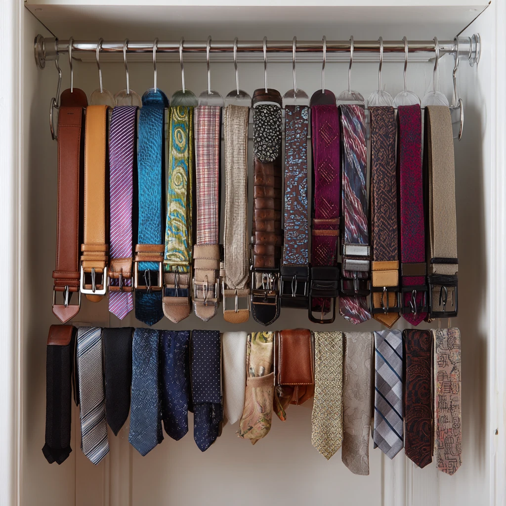 17 Belt and Tie Racks