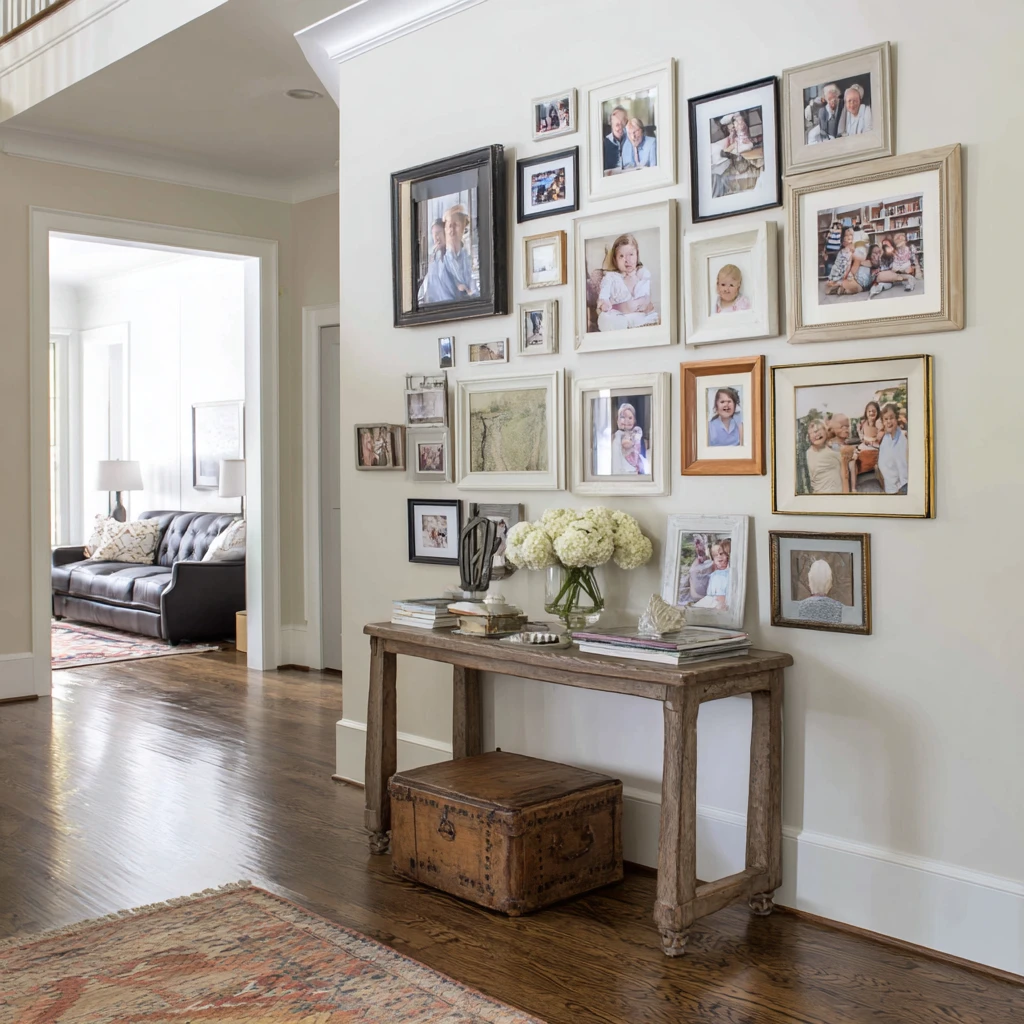 18 Incorporate Family Photos Thoughtfully