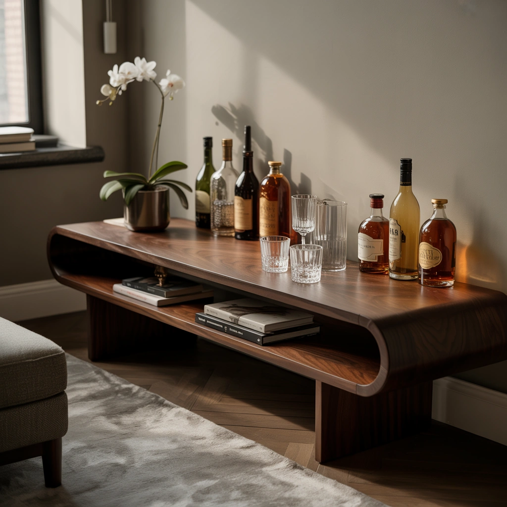 20 Curate a Mini Home Bar