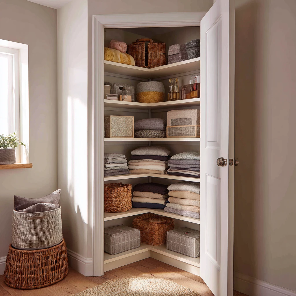 6 Corner Shelving Units