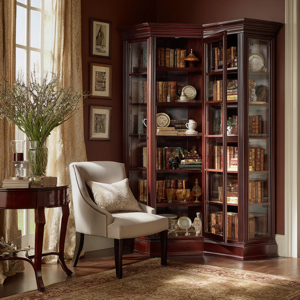 8 Corner Display Cabinet