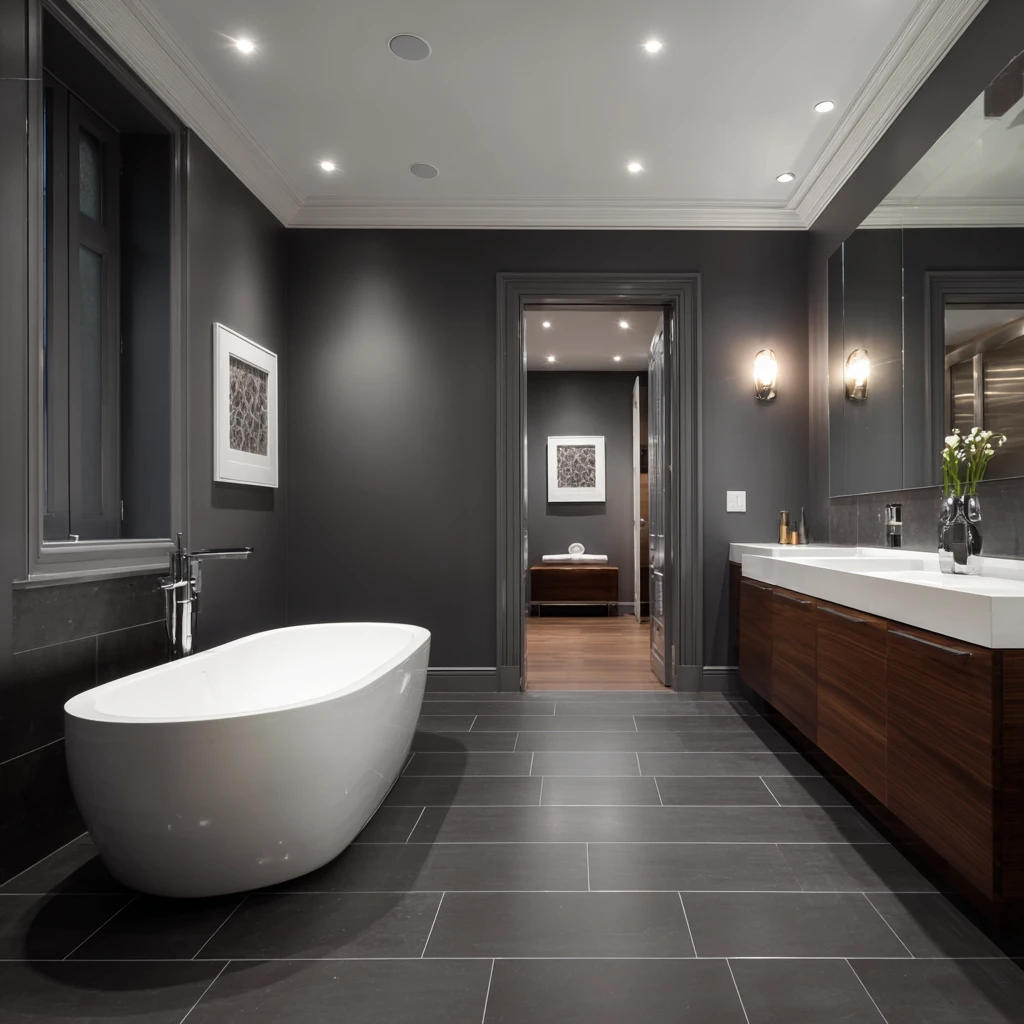 1 Charcoal Walls