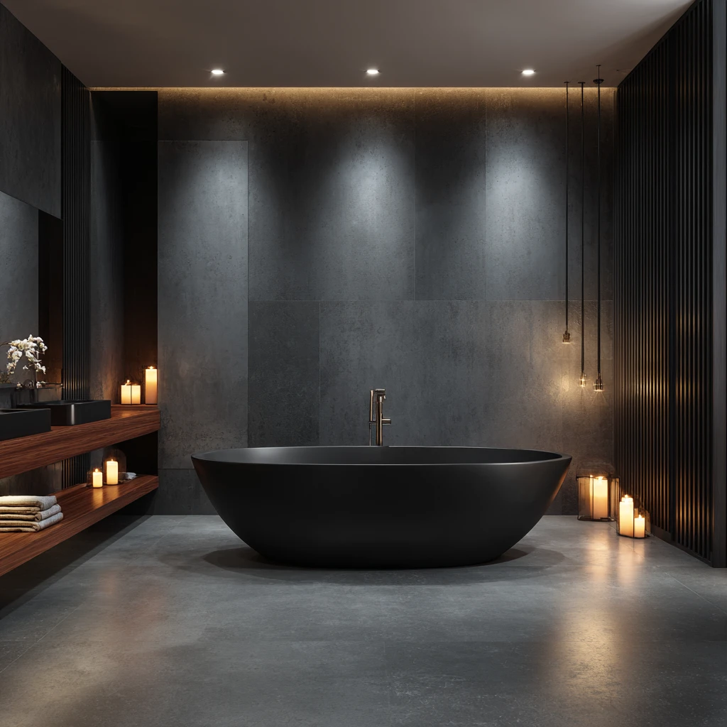 12 Dark Bathtubs