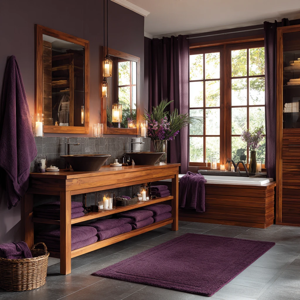 18 Purple and Wood