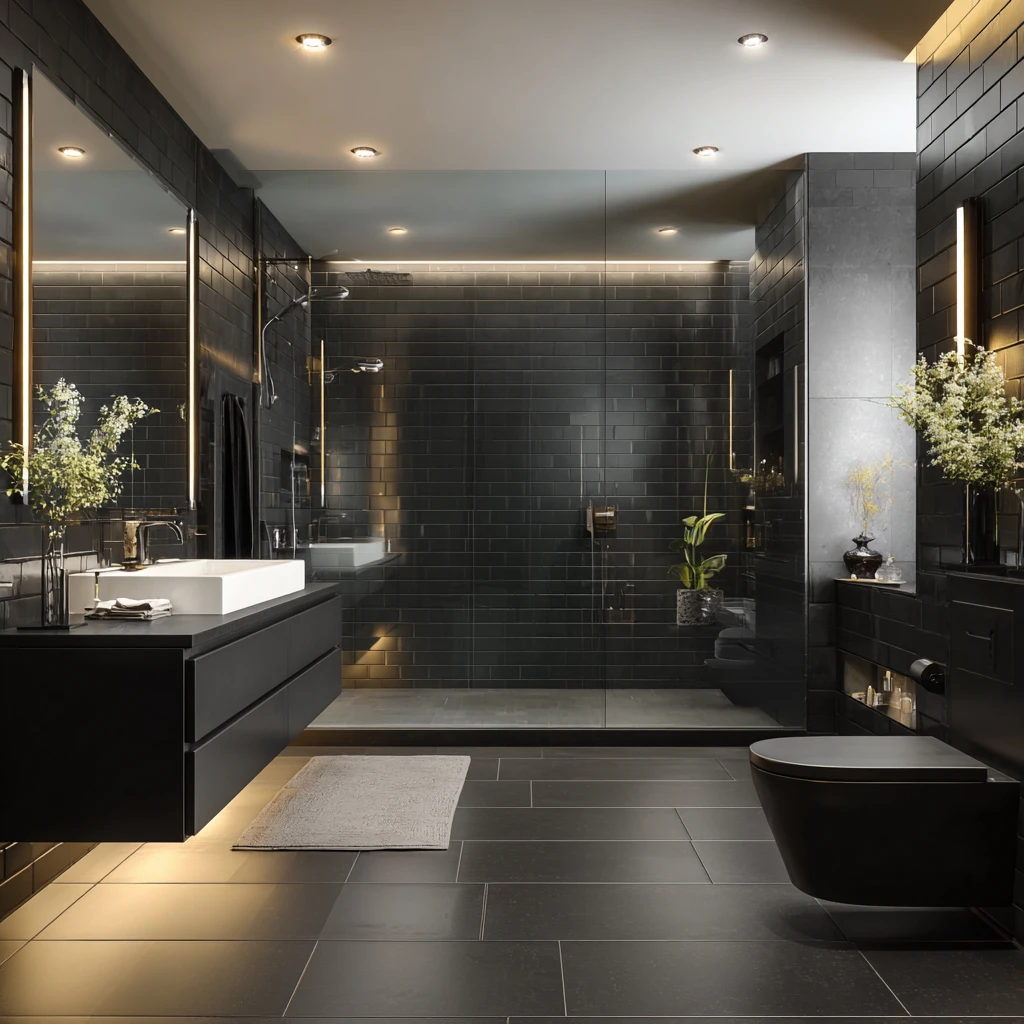 3 Dark Tiles