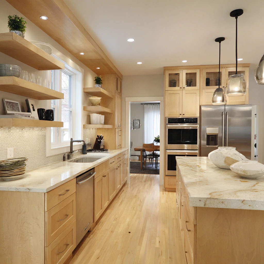 Kitchens With Light Wood Cabinets