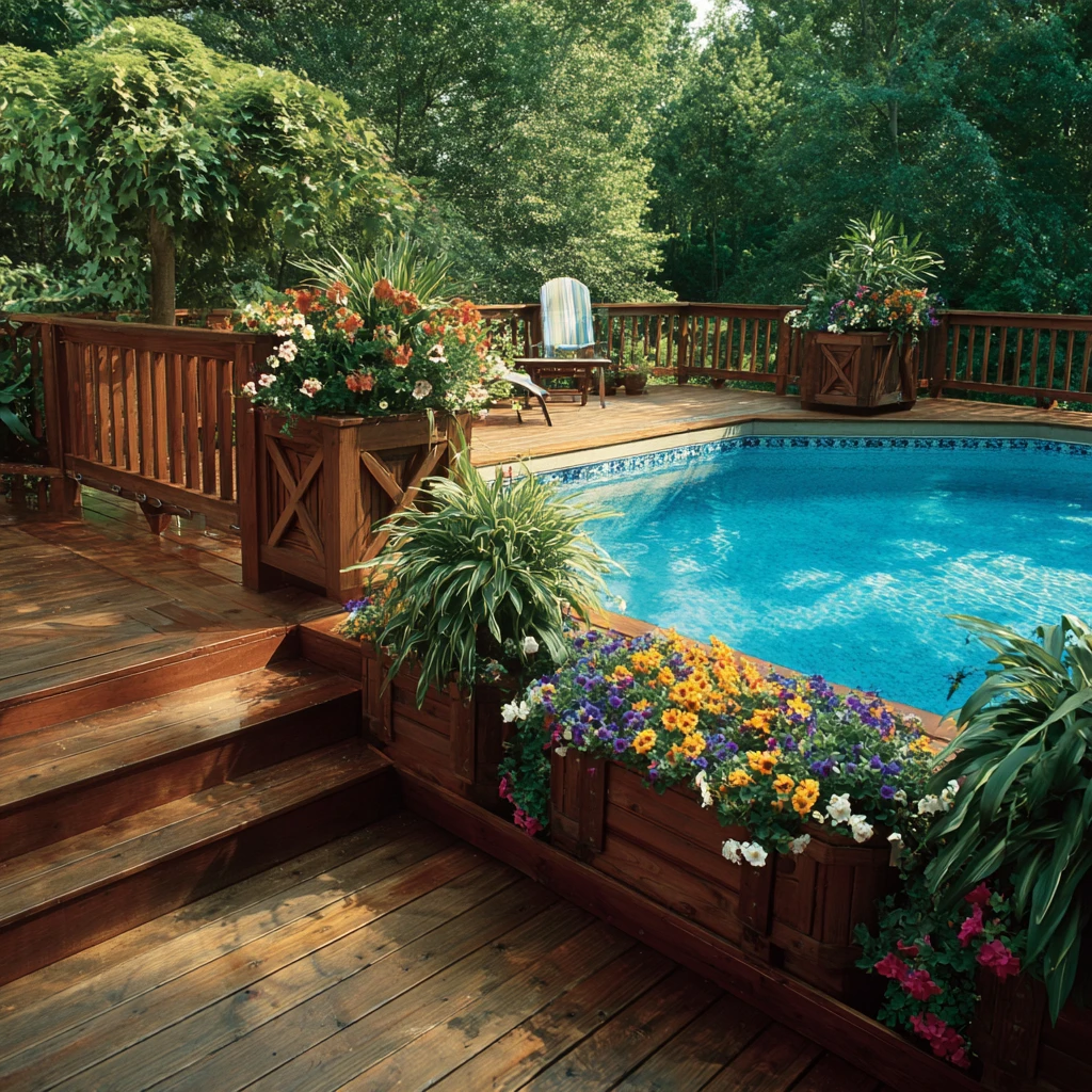 11 Deck with Planter