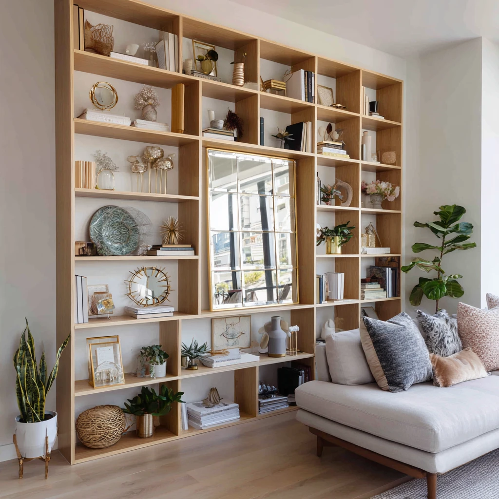 11 Shelfie Style with Small Mirrors