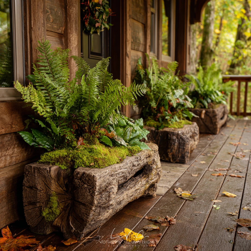 12 Log Planters