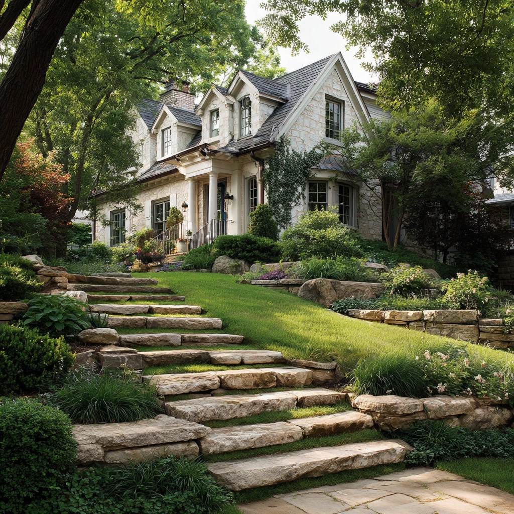14 Hillside Stepped Walkway