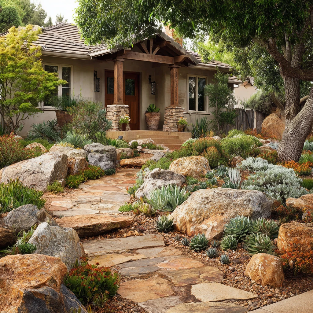 15 Rock Garden Bordered