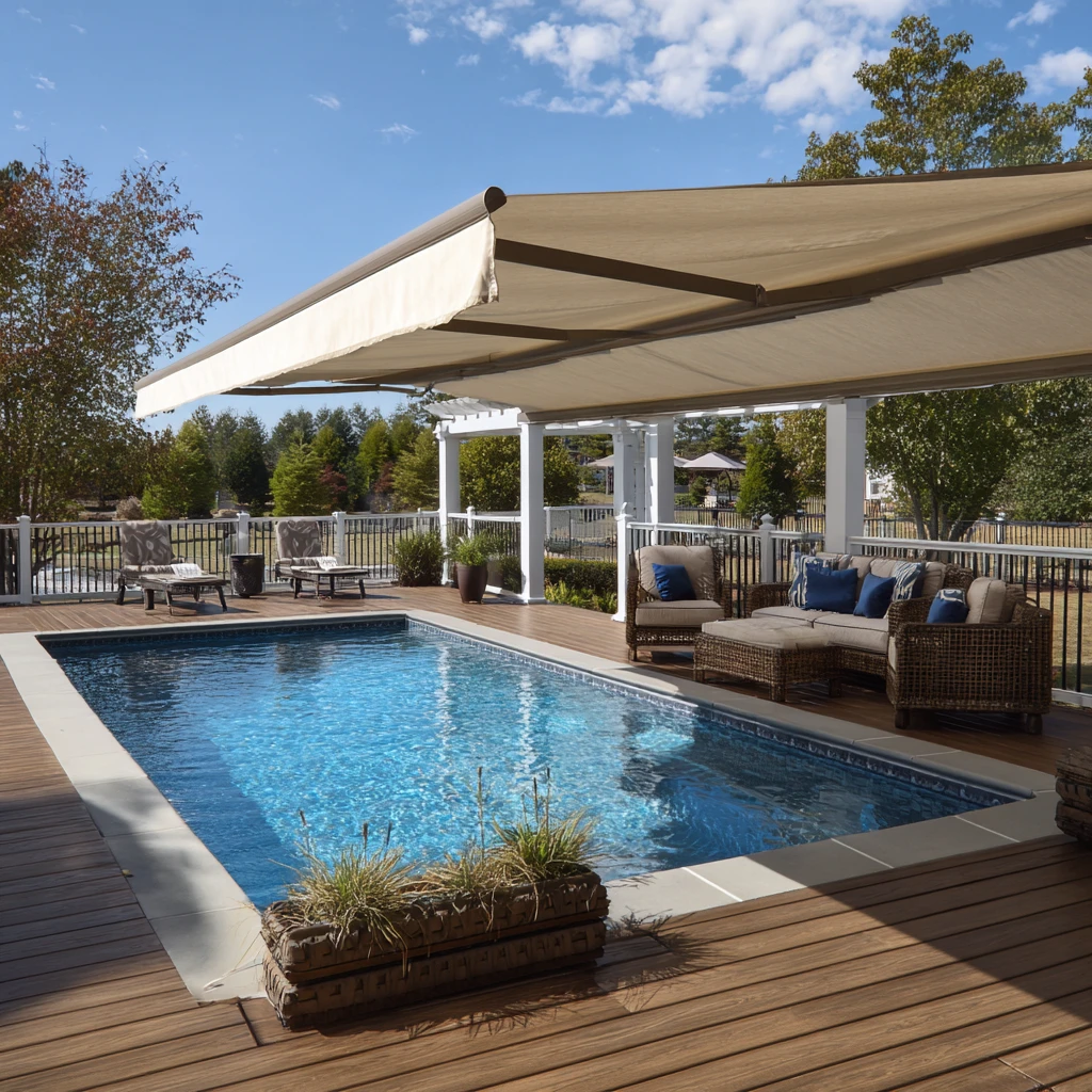17 Deck with Retractable Awning