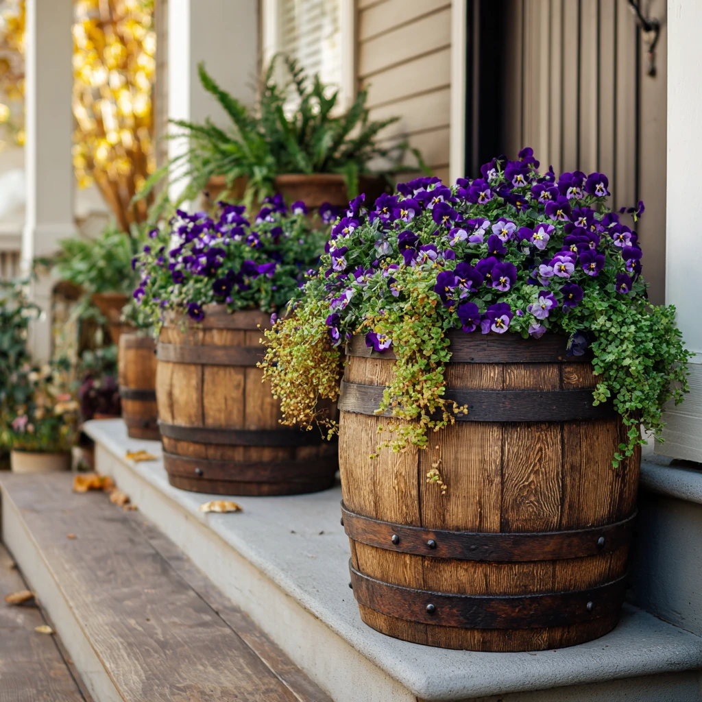 18 Wooden Barrels