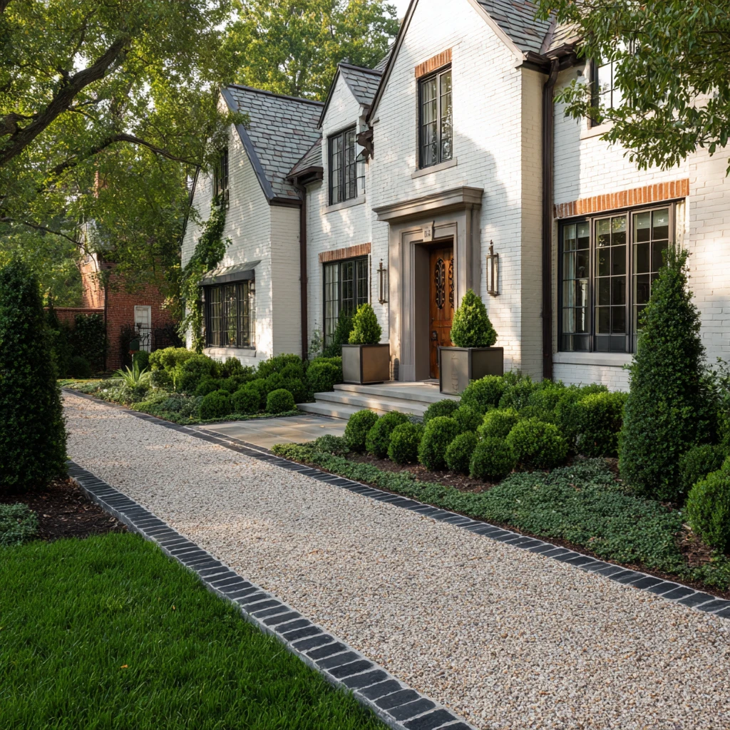20 Contrasting Edging Walkway