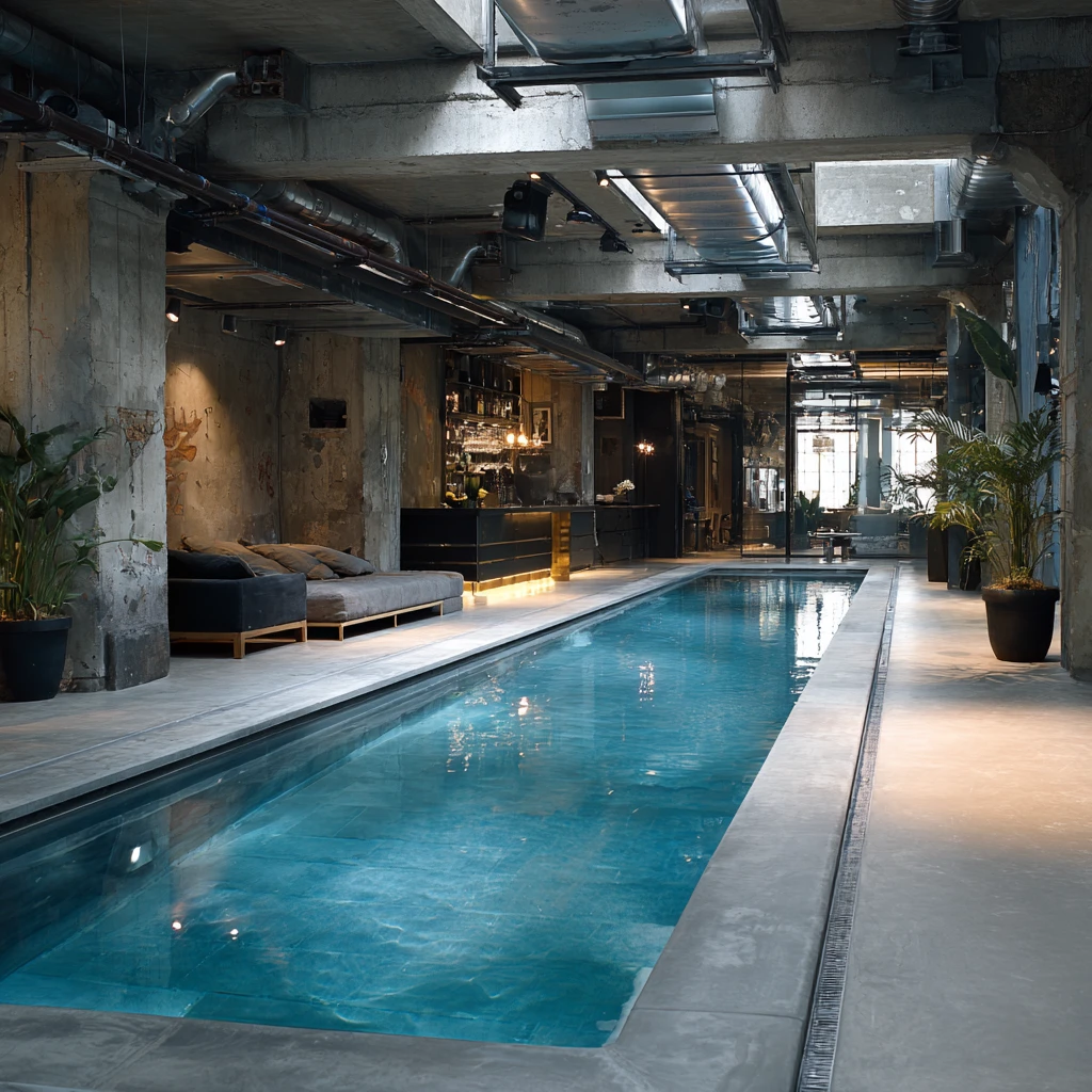 20 The Industrial Chic Pool