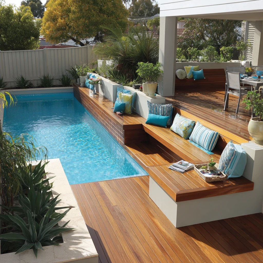 4 Deck with Built in Seating