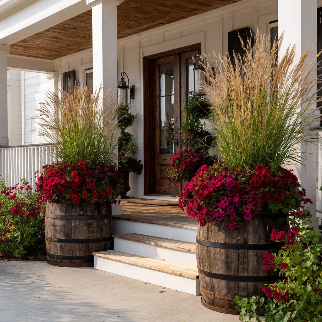 4 Whiskey Barrels