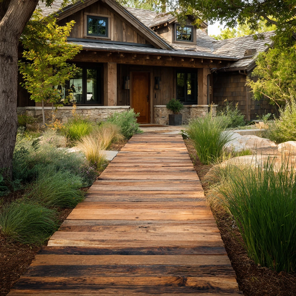 7 Wooden Plank Walkway