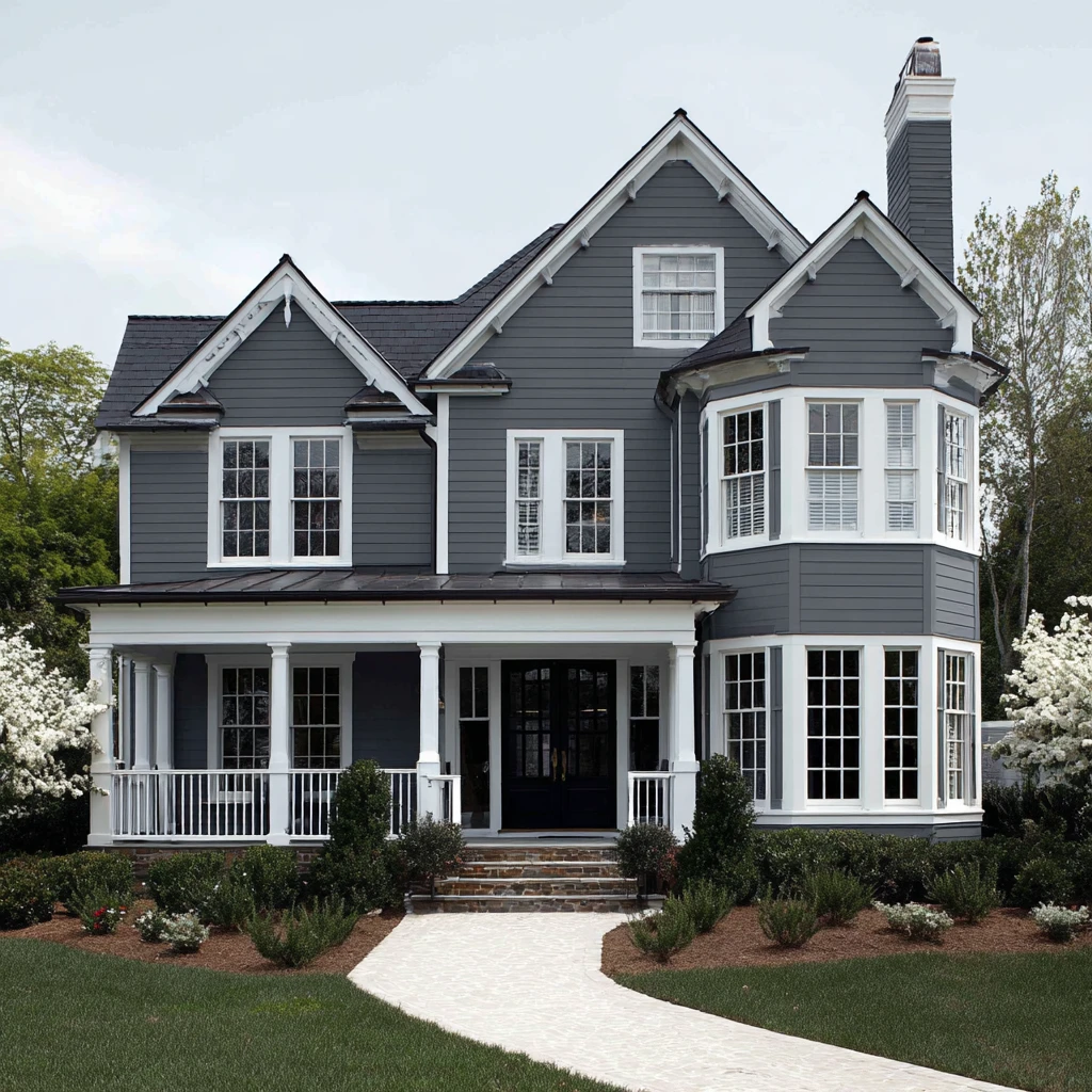 Grey House Exterior Color Schemes