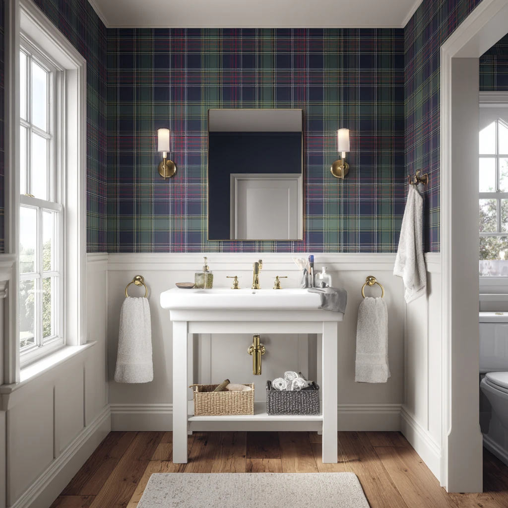1 Tartan Accent Wall