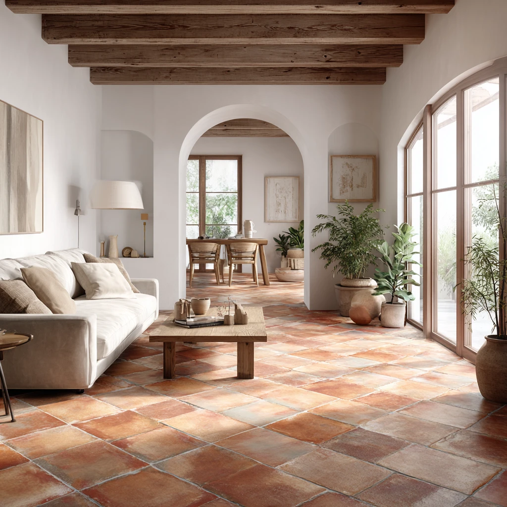 1 Terracotta Floor Tiles